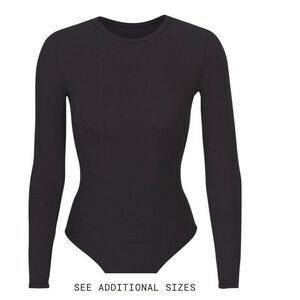 Fits Everybody Long Sleeve Crew Neck Bodysuit
